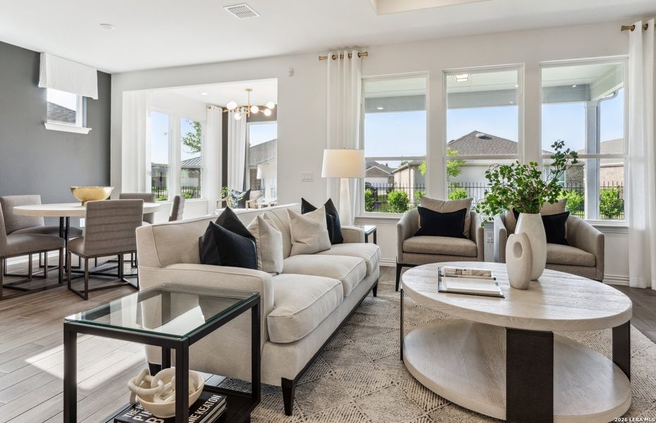 Furnished interior view inside a new home in Del Webb New Braunfels at Veramendi, New Braunfels (Image 15).