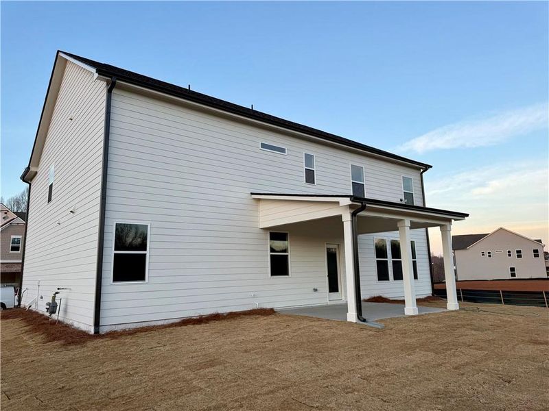 Exterior details and patio area of a home in Ponderosa Farms Manor, Gainesville (Image 4). Exterior details and patio area of a home in Ponderosa Farms Manor, Gainesville (Image 4).