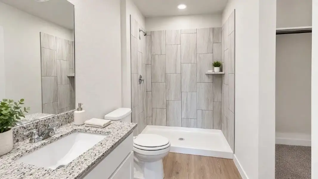 Furnished interior view inside a new home in Fisher's Cove, Aransas Pass (Image 5).