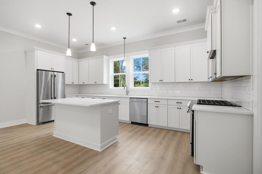 Furnished interior view inside a new home in , Meggett (Image 8).