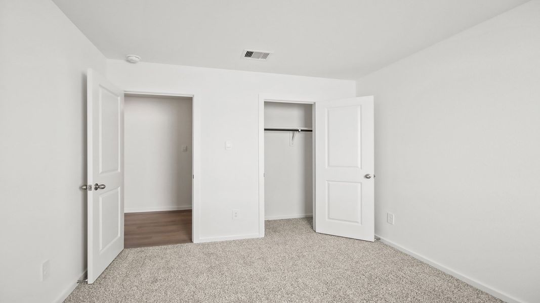 Representative unfurnished interior of a home built from the Bailey by D.R. Horton in Lexington Heights, Willis (Image 24). Representative unfurnished interior of a home built from the Bailey by D.R. Horton in Lexington Heights, Willis (Image 24).