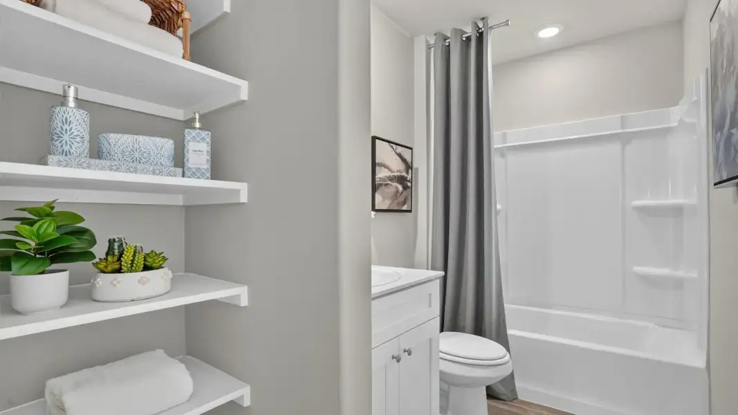 Furnished interior view inside a new home in Rosewood at Beltmill, Fort Worth (Image 33).