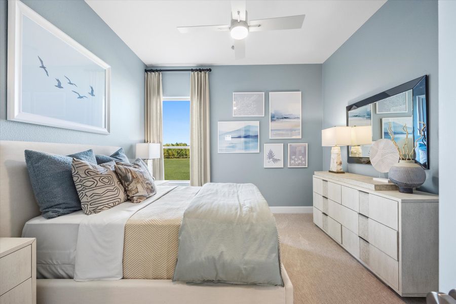 Furnished interior view inside a new home in Lake Shore Village, Rowlett (Image 10).