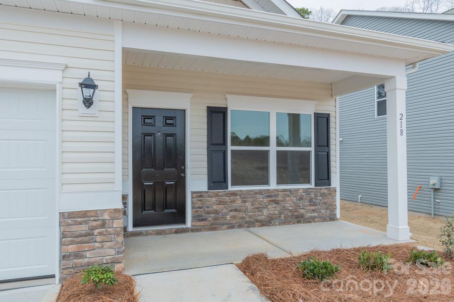 Exterior details and patio area of a home in Winecoff, Salisbury (Image 20).