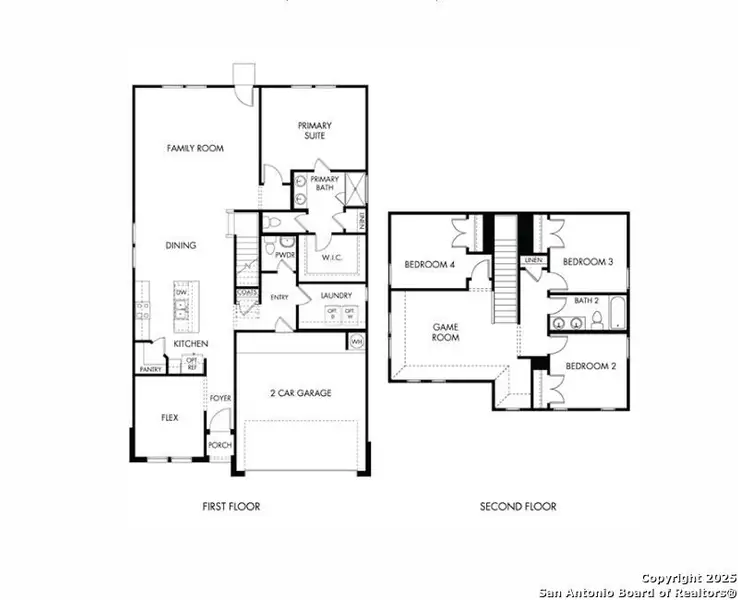 2D floor plan layout of this home in Comanche Ridge, San Antonio, TX (Image 3). 2D floor plan layout of this home in Comanche Ridge, San Antonio, TX (Image 3).