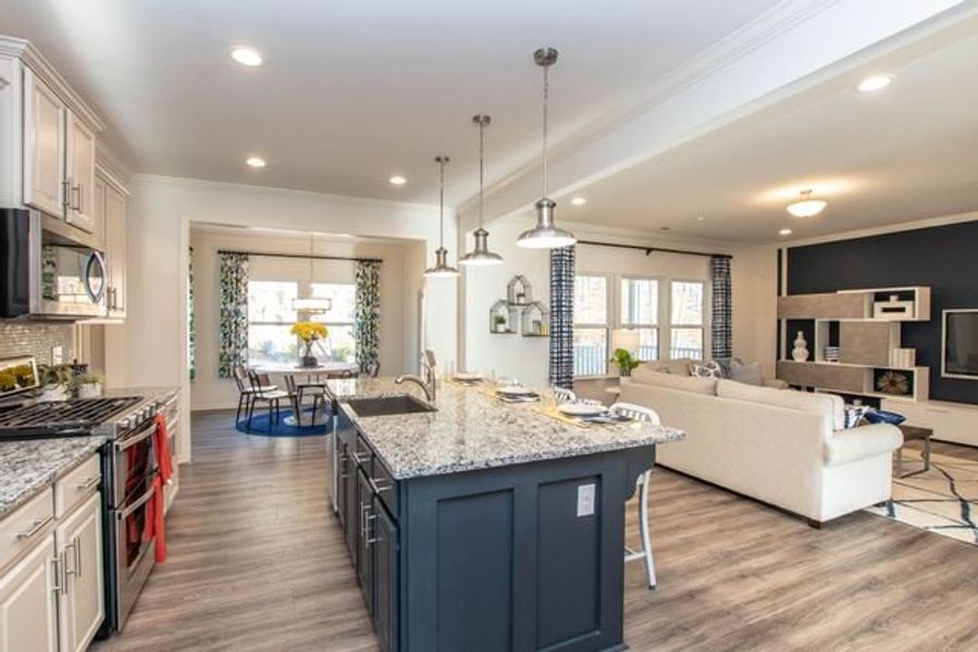 Representative furnished interior of a home built from the Bedford by True Homes in Stonebridge Fairways, Monroe (Image 11).