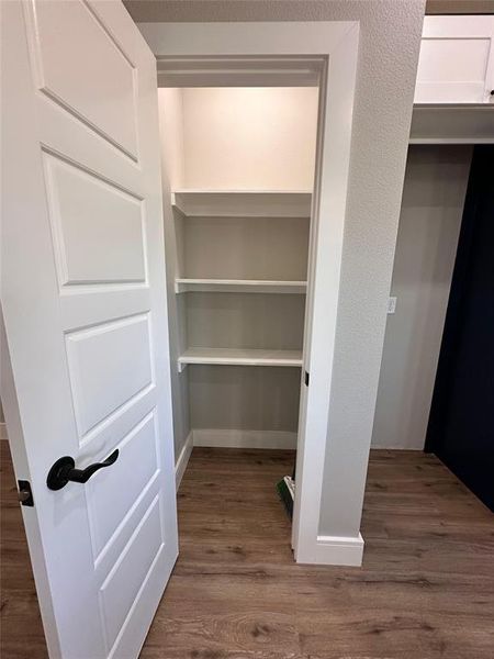 Perfect sized kitchen pantry.