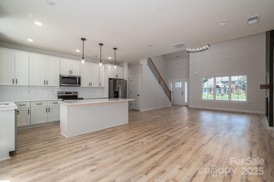 Furnished interior view inside a new home in , Hickory (Image 9). Furnished interior view inside a new home in , Hickory (Image 9).