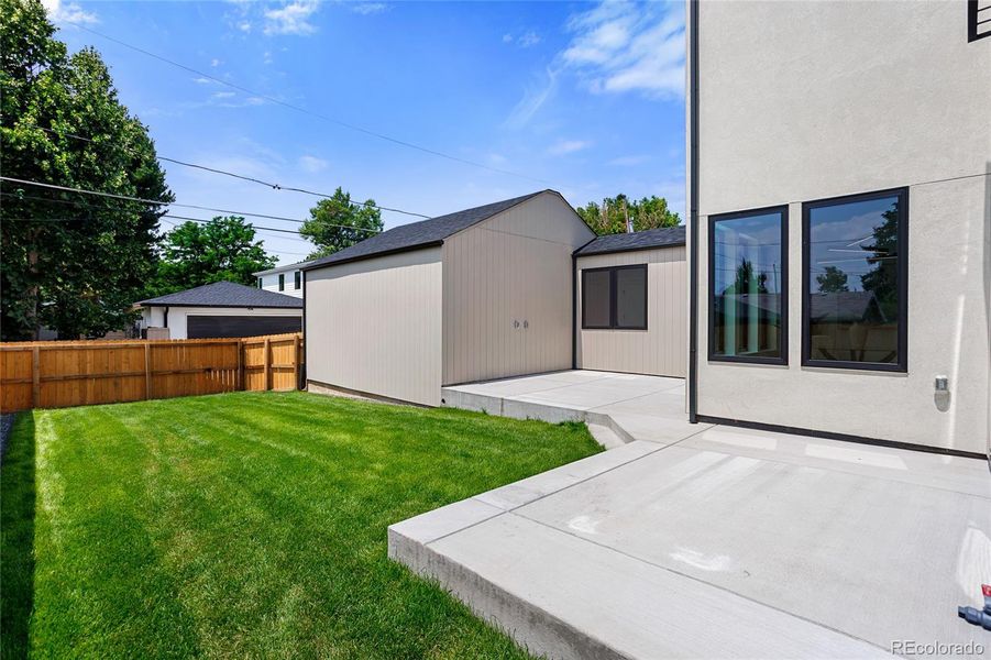 Exterior details and patio area of a home in , Denver (Image 29).