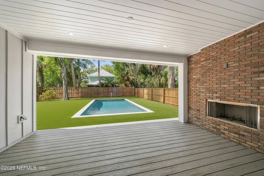 Exterior details and patio area of a home in , Atlantic Beach (Image 31).