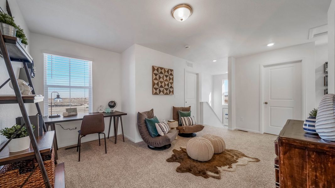 Furnished interior view inside a new home in Green Valley Ranch, Aurora (Image 27).