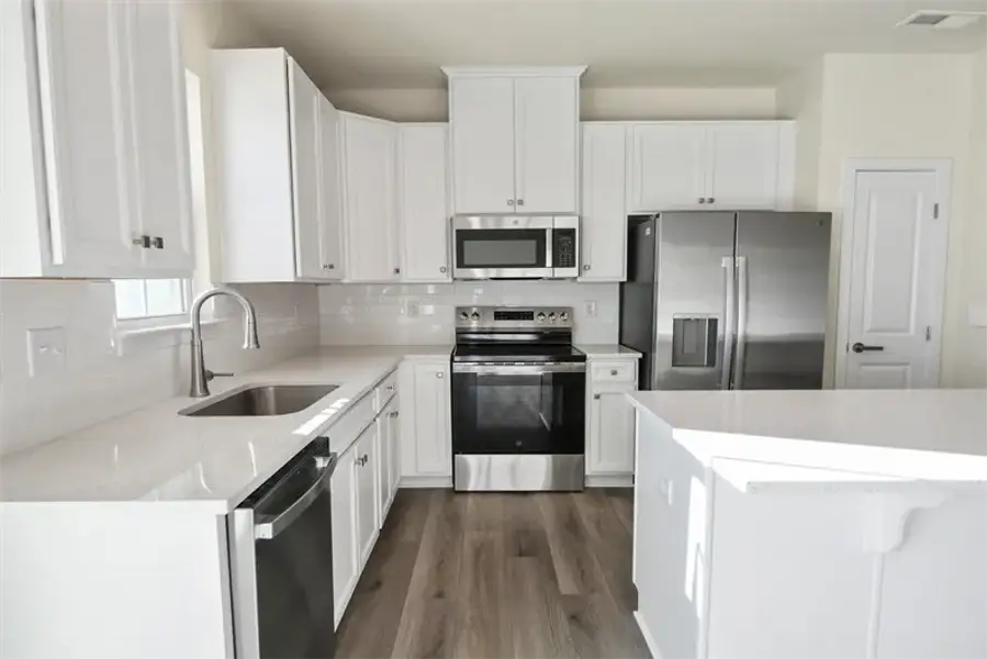 Furnished interior view inside a new home in Townes At Abner Creek, Greer (Image 4).
