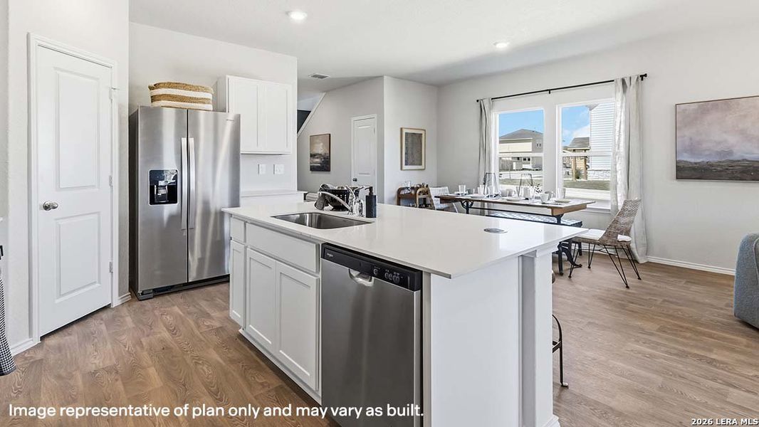 Furnished interior view inside a new home in Riverstone at Westpointe, San Antonio (Image 7).