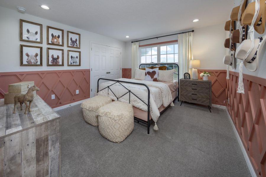 Bedroom 2 | Piper | Townhomes at Sky Lakes Estates in St. Cloud, FL | Landsea Homes