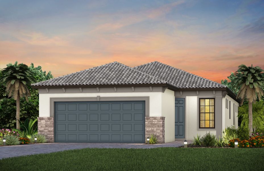 Exterior FM2 with optional stone