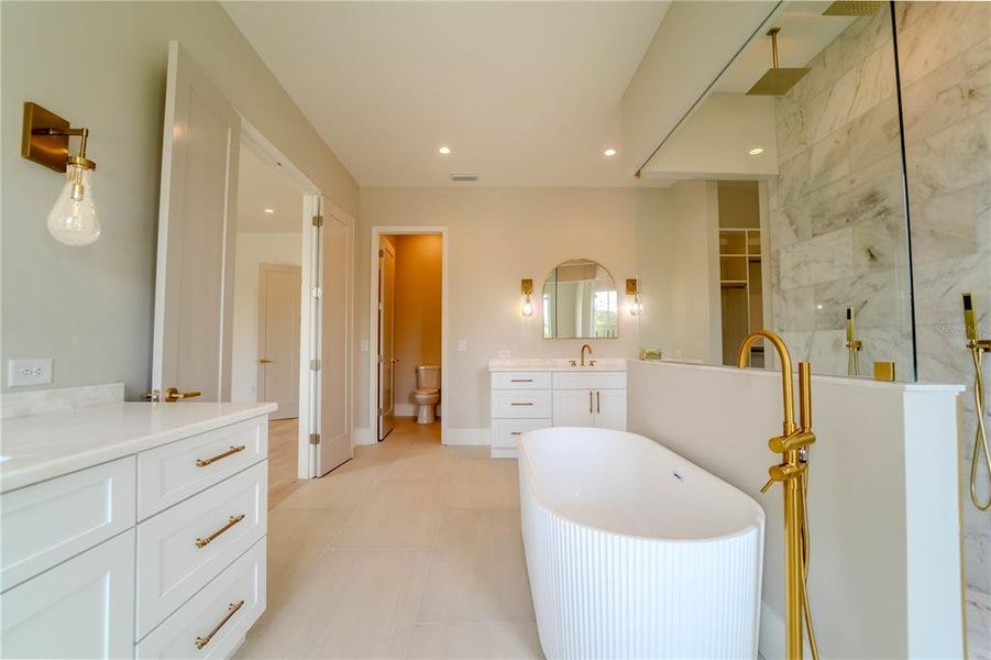 Furnished interior view inside a new home in , Tampa (Image 41).