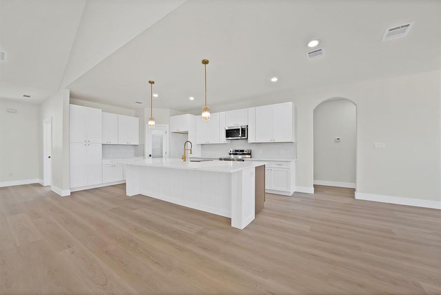 Furnished interior view inside a new home in , Joshua (Image 7).
