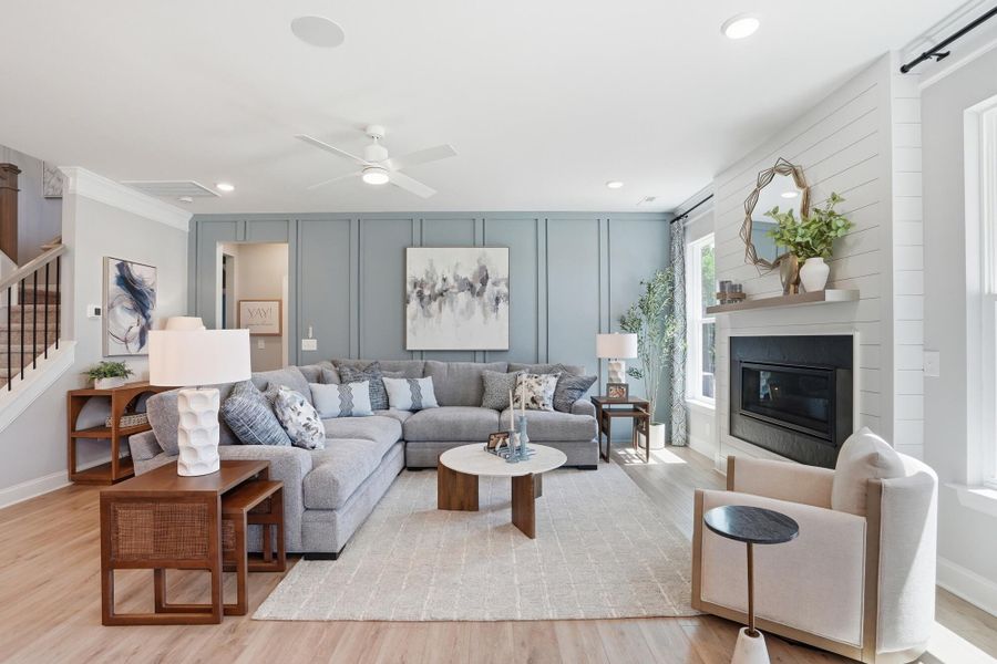 Furnished interior view inside a new home in Ashton Park, Monroe (Image 9).