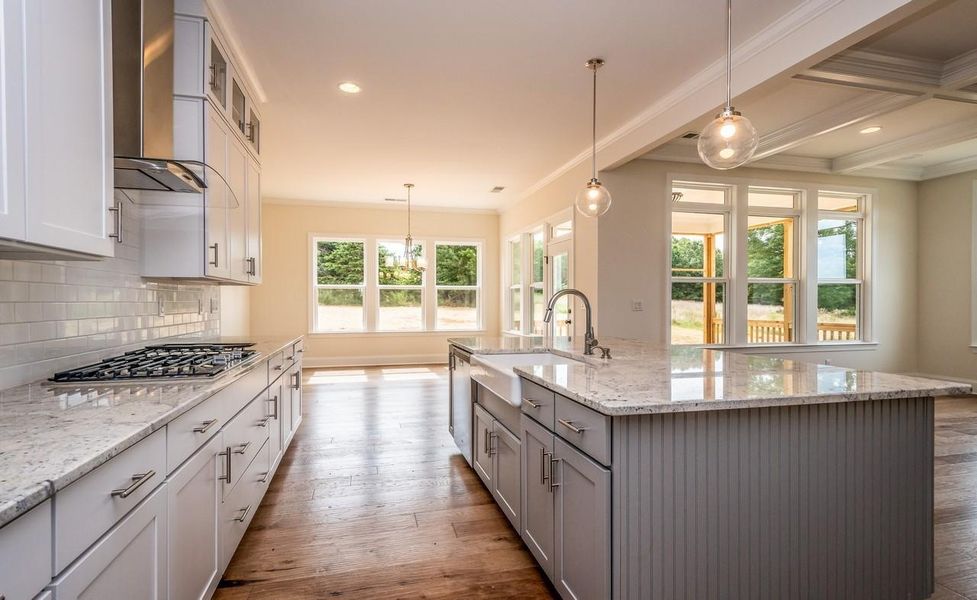 Representative furnished interior of a home built from the Princeton by Greybrook Homes in Shepherds Trace, Clover (Image 11).
