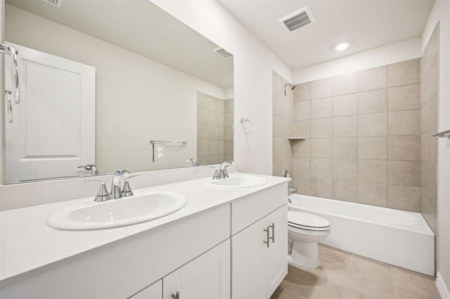 Photo is not of the actual home, but is an inspirational photo of builder’s model home and may depict options, furnishings, and/or decorator features that are not included.