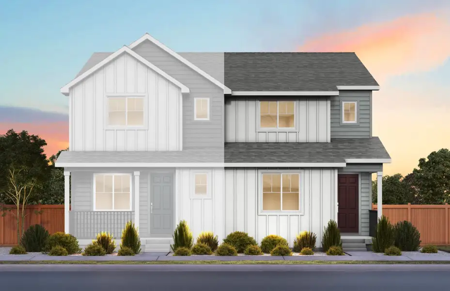 Representative exterior photo of a completed home built from the Capella by Pulte Homes in Sky Ranch, Aurora, CO (Image 7).