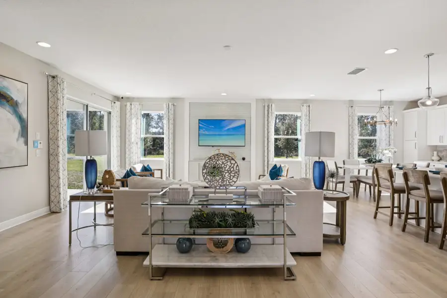 Representative furnished interior of a home built from the Palmer Executive by Risewell Homes in Bargrove Estates, Mount Dora (Image 6).