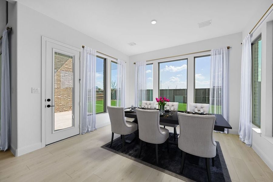 Representative furnished interior of a home built from the Pearl by Taylor Morrison in The Ridge at Northlake, Argyle (Image 8).