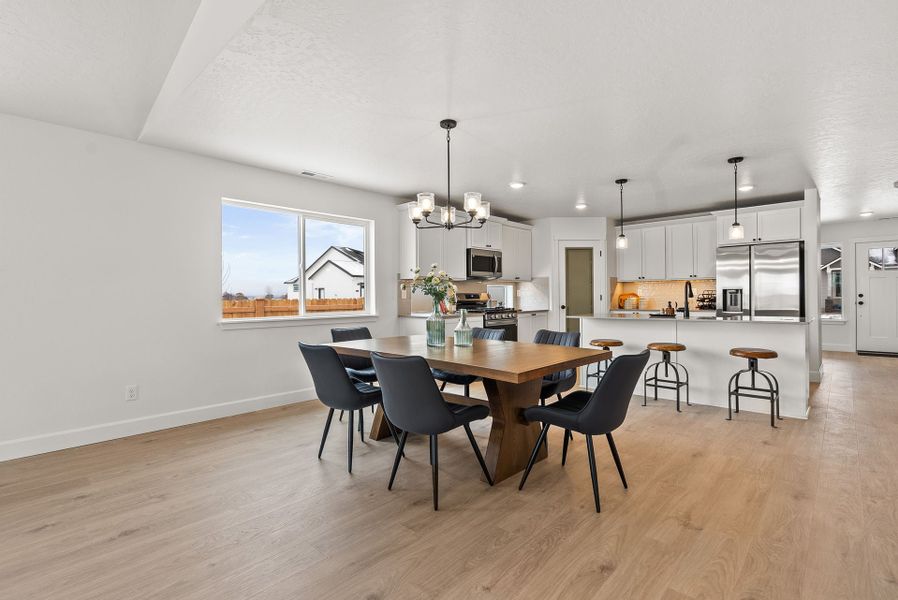 Representative furnished interior of a home built from the Charity - IronHorse by MonteVista Homes in IronHorse, Prineville (Image 7).