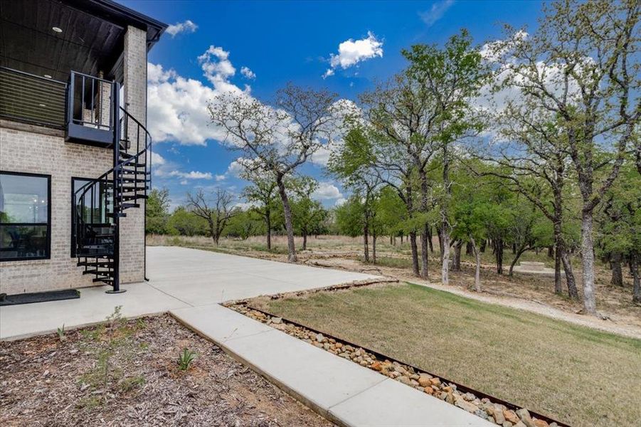 View of patio / terrace with stairs