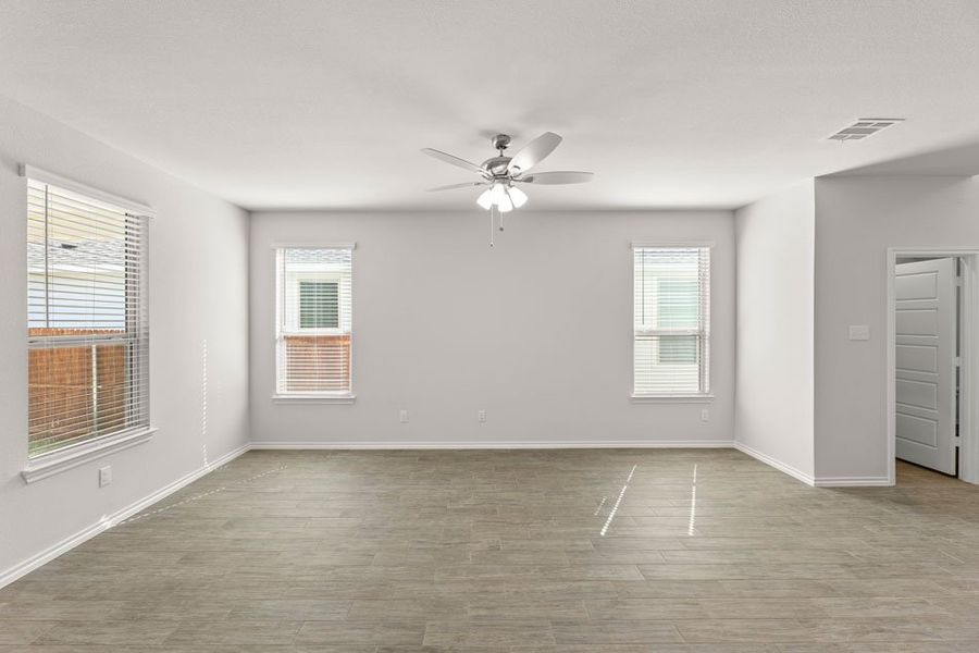 Front exterior of a new home in Creekside Ranch, Blue Ridge, TX, highlighting curb appeal (Image 10).