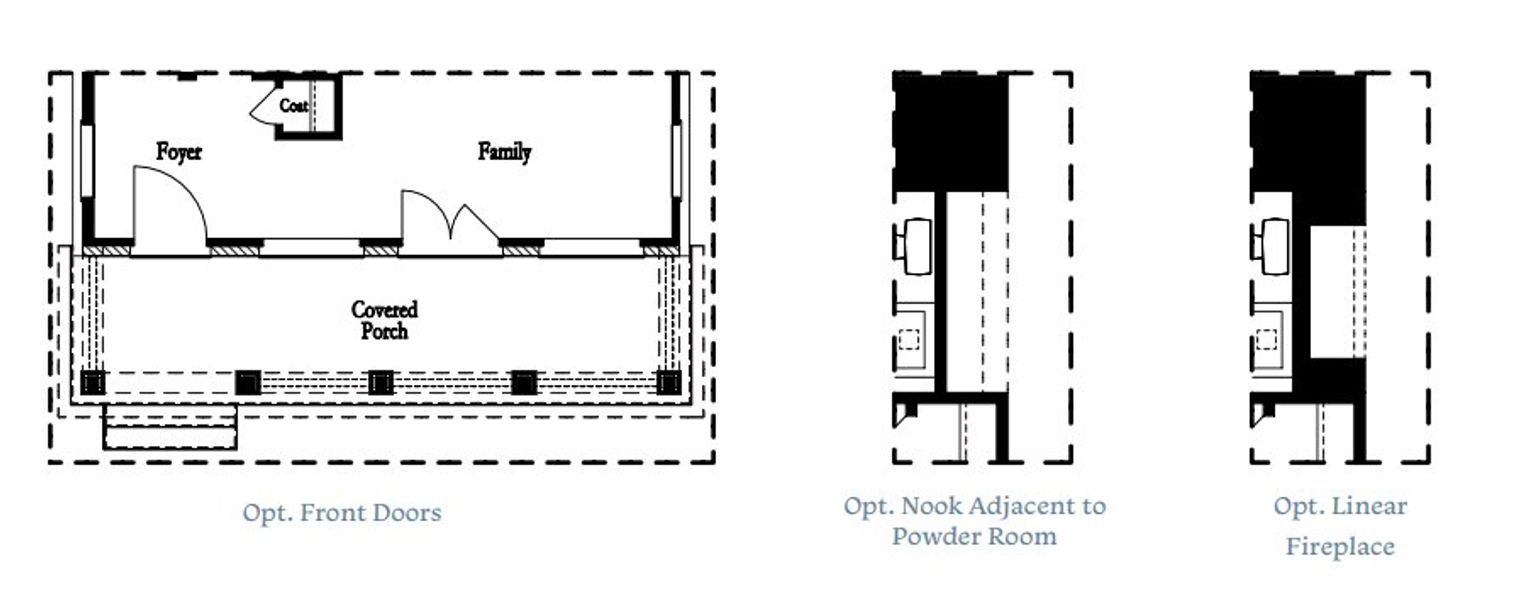 2D floor plan layout for the The Grayton by The Providence Group in Brackley Single Family, Cumming, GA (Image 4).