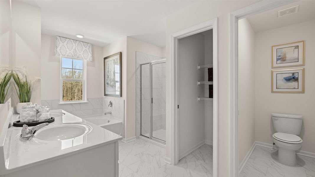 Representative furnished interior of a home built from the Hayden by D.R. Horton in Kingston Ranch at Lake Oconee, Buckhead (Image 18).