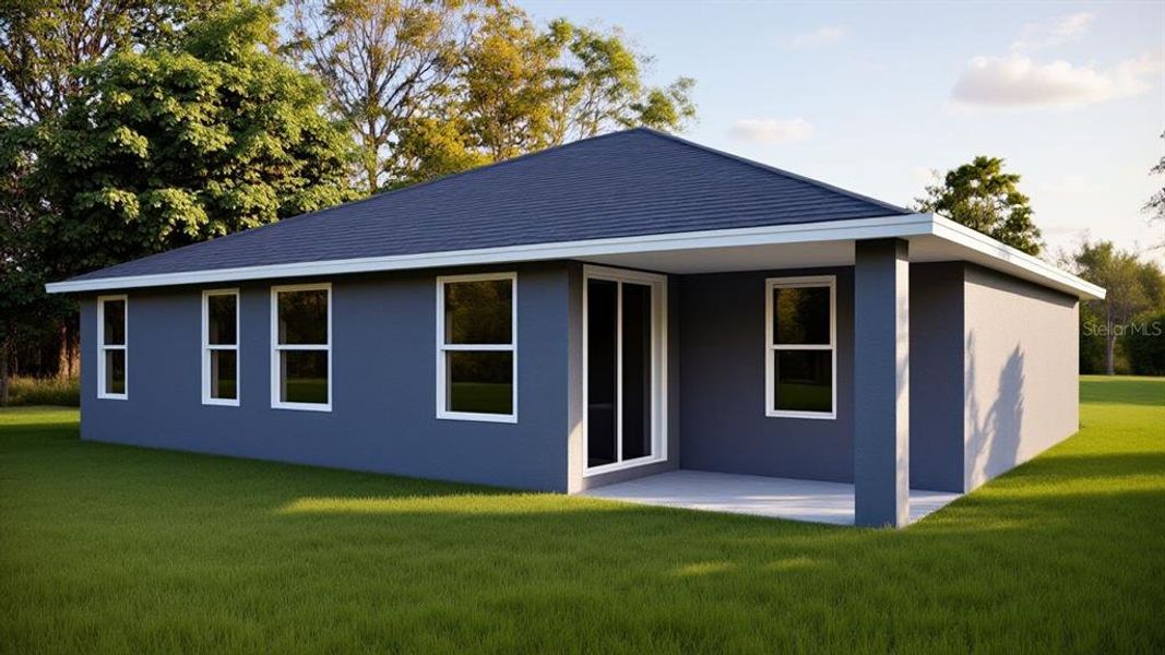 Exterior details and patio area of a home in , Sanford (Image 3).