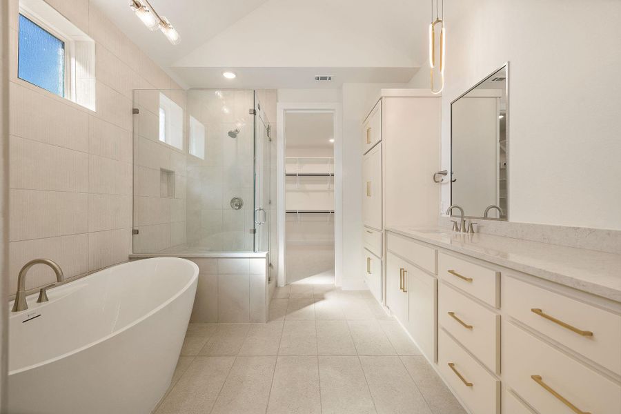 Furnished interior view inside a new home in Blackhawk in Pflugerville, Pflugerville (Image 15).