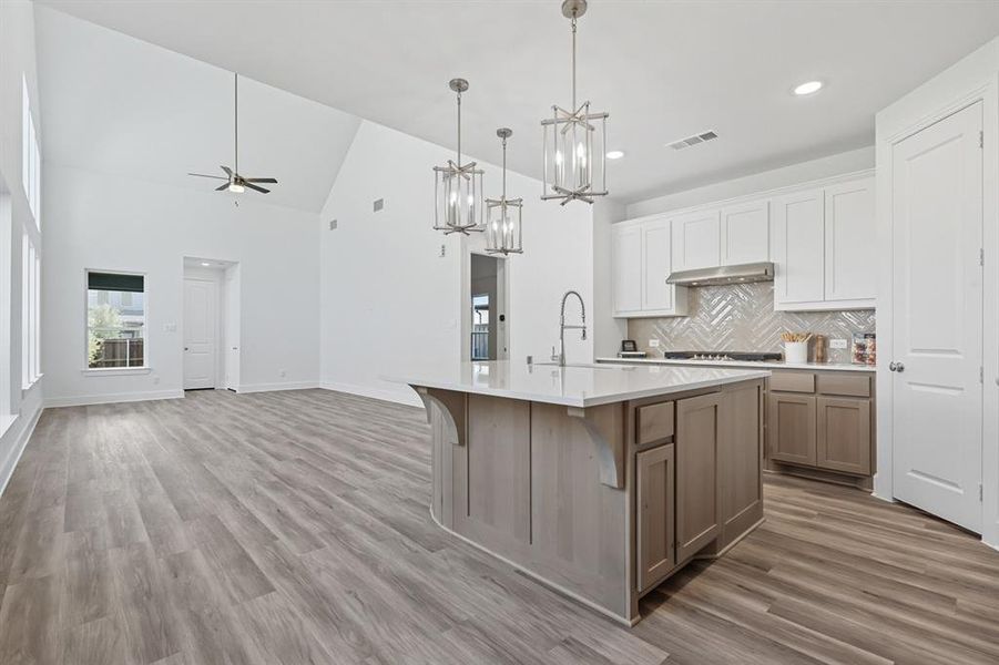 Furnished interior view inside a new home in Wellington: 40ft. lots, Haslet (Image 8).