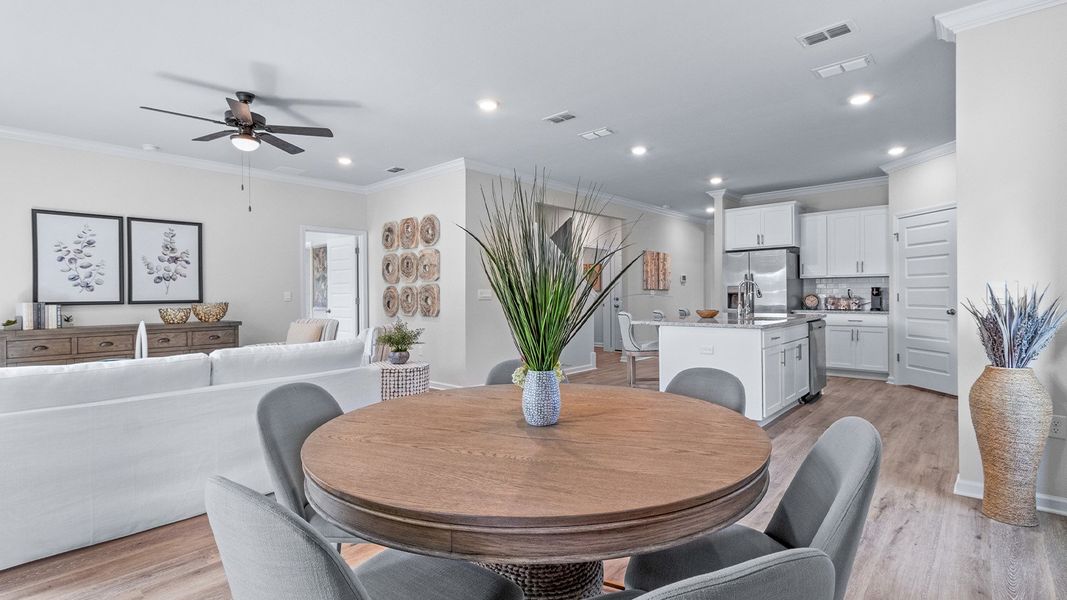 Furnished interior view inside a new home in Fallschase, Tallahassee (Image 30).