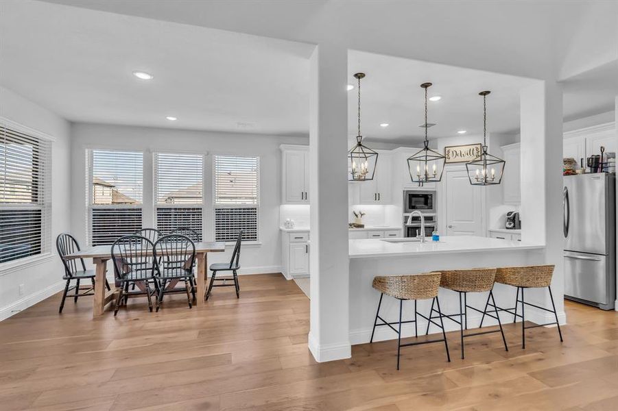 Furnished interior view inside a new home in Country Lakes Classic 50, Denton (Image 31). Furnished interior view inside a new home in Country Lakes Classic 50, Denton (Image 31).