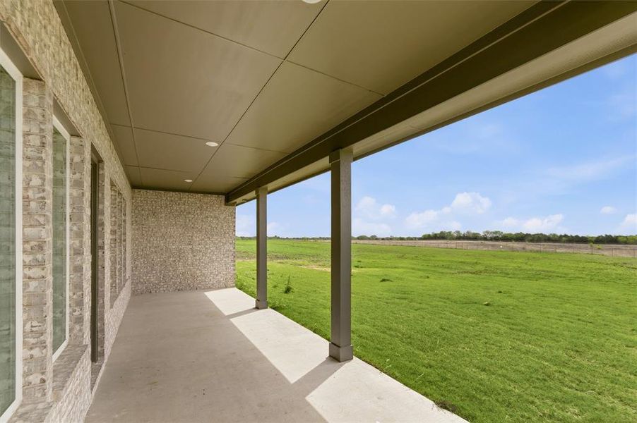 View of patio featuring a view of rural / pastoral area