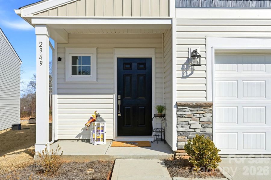 Exterior details and patio area of a home in Legacy Ridge, Catawba (Image 25).