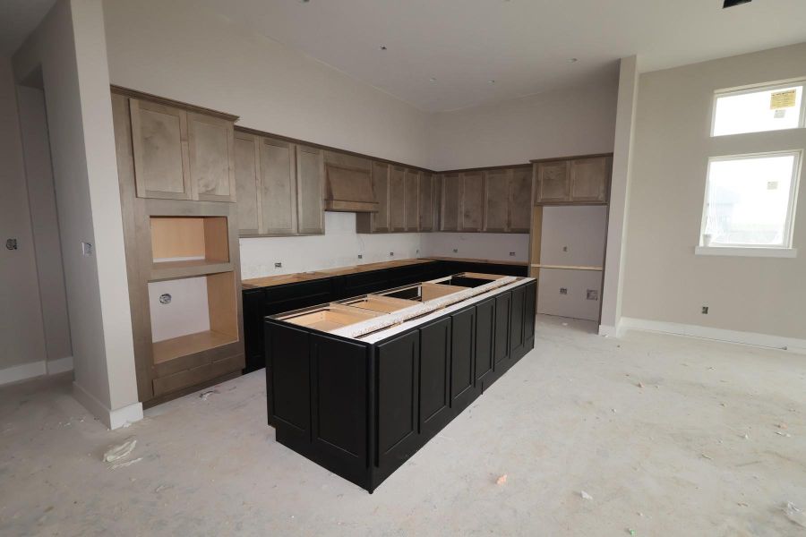 In-progress construction of a new home in Bridgeland Central: Emerald Heights - Enclave Collection, Cypress, TX (Image 17).