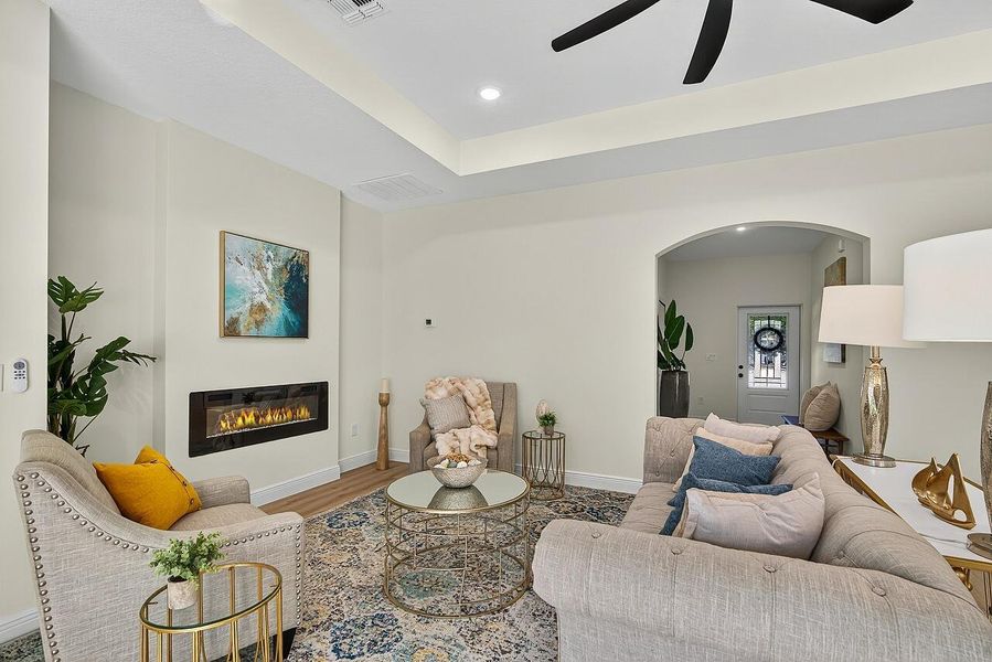 Furnished interior view inside a new home in , Vero Beach (Image 6). Furnished interior view inside a new home in , Vero Beach (Image 6).