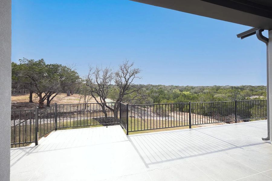 Exterior details and patio area of a home in Clearwater Ranch, Liberty Hill (Image 26). Exterior details and patio area of a home in Clearwater Ranch, Liberty Hill (Image 26).