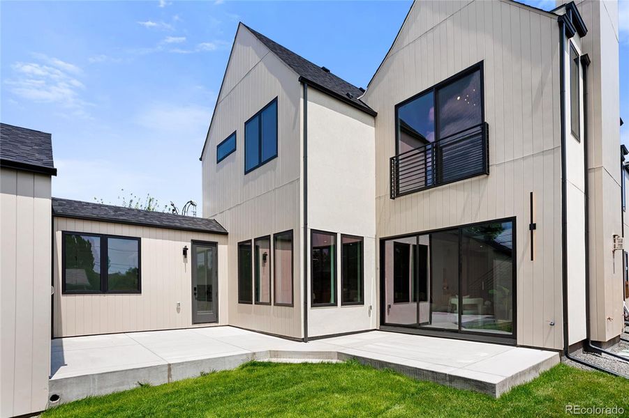 Exterior details and patio area of a home in , Denver (Image 4).