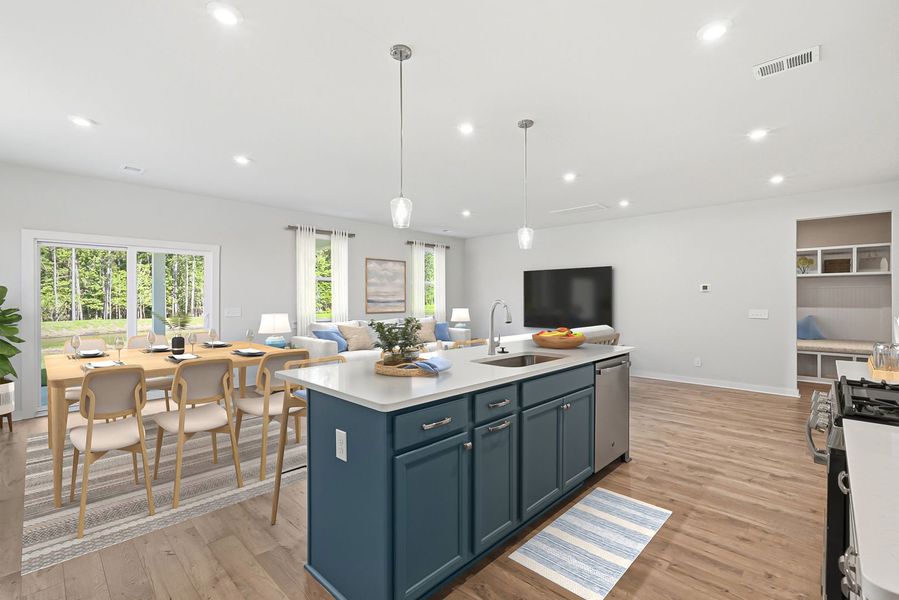 Representative furnished interior of a home built from the The Nathaniel by Stanley Martin Homes in Abney Hills Estates, Blythewood (Image 14).