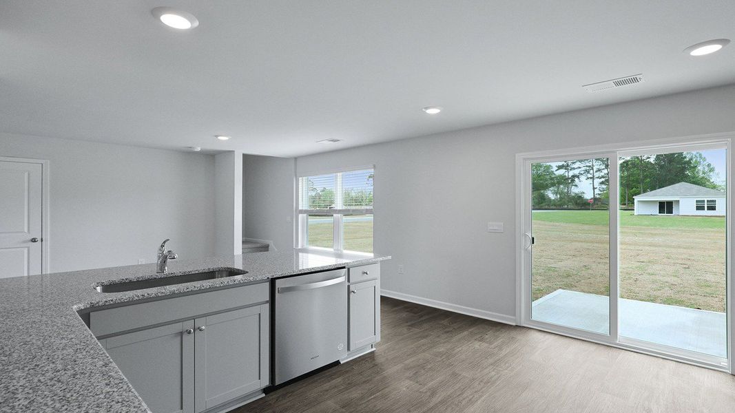 Furnished interior view inside a new home in Pineview North, Summerville (Image 11).