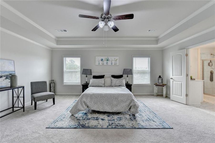 Furnished interior view inside a new home in , Cumming (Image 46).