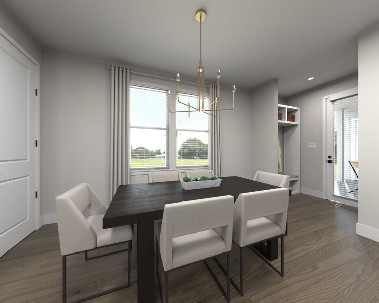Furnished interior view inside a new home in Poplar Farms, Franklin (Image 4).