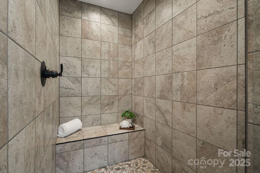 Custom walk-in shower Custom walk-in shower