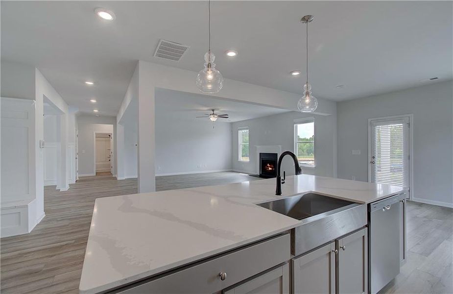 Furnished interior view inside a new home in Copperfield, Locust Grove (Image 7).