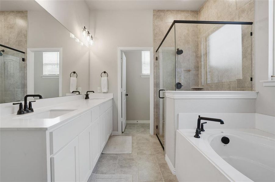 Furnished interior view inside a new home in Morningstar, Aledo (Image 15).